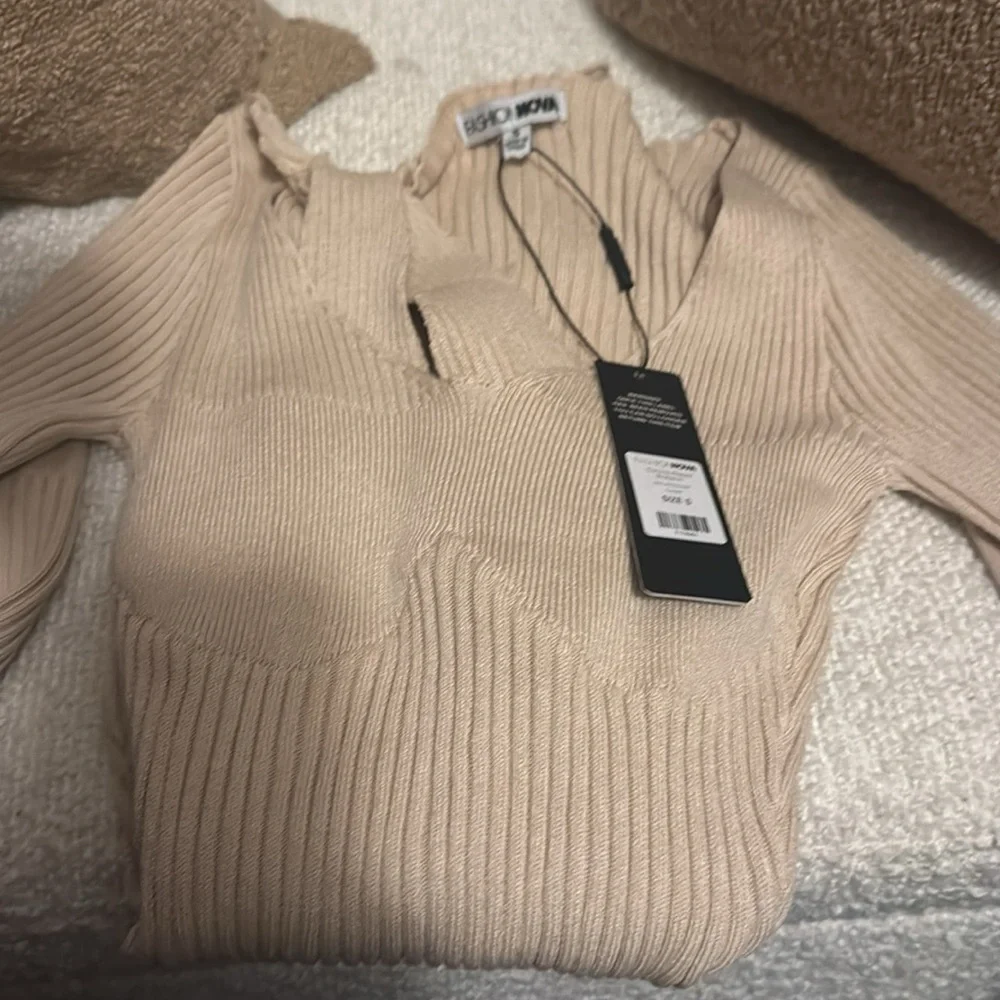 Corinna Ribbed Bodysuit - Cream